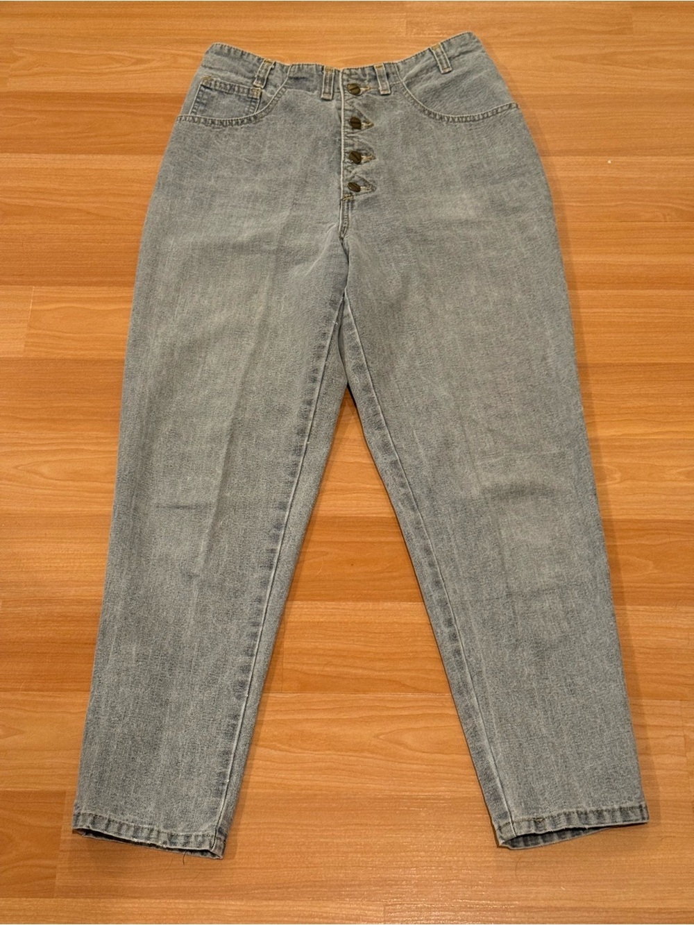 Vintage Forenza Sportwear Mom Jeans USA Button Fly High Rise Tapered Size 12